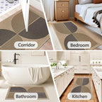 Runner Rug for Entryway Non-Slip Hallway Carpet