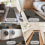 Runner Rug for Entryway Non-Slip Hallway Carpet