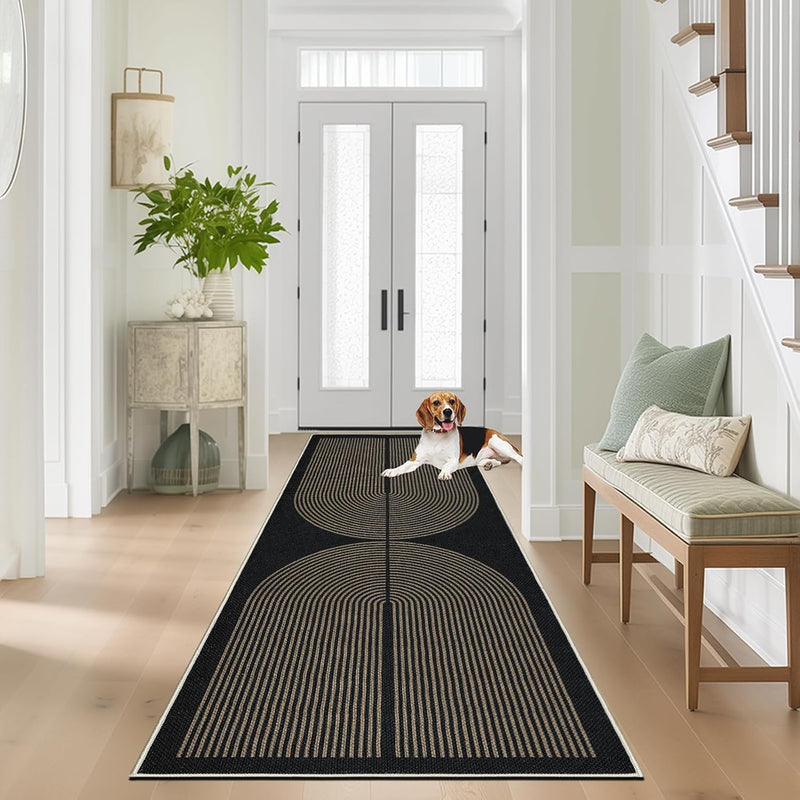 Runner Rug for Entryway Non-Slip Hallway Carpet
