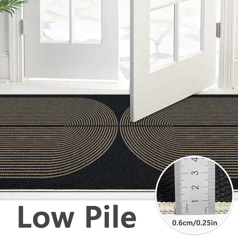 Runner Rug for Entryway Non-Slip Hallway Carpet