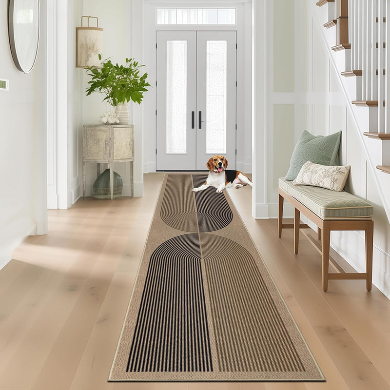 Runner Rug for Entryway Non-Slip Hallway Carpet