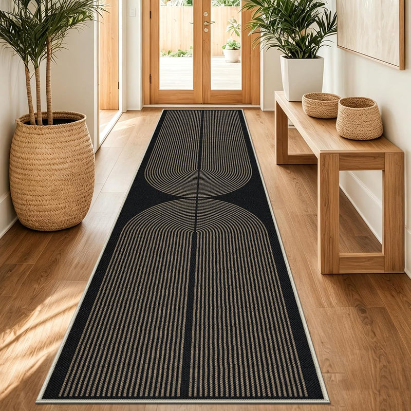 Runner Rug for Entryway Non-Slip Hallway Carpet