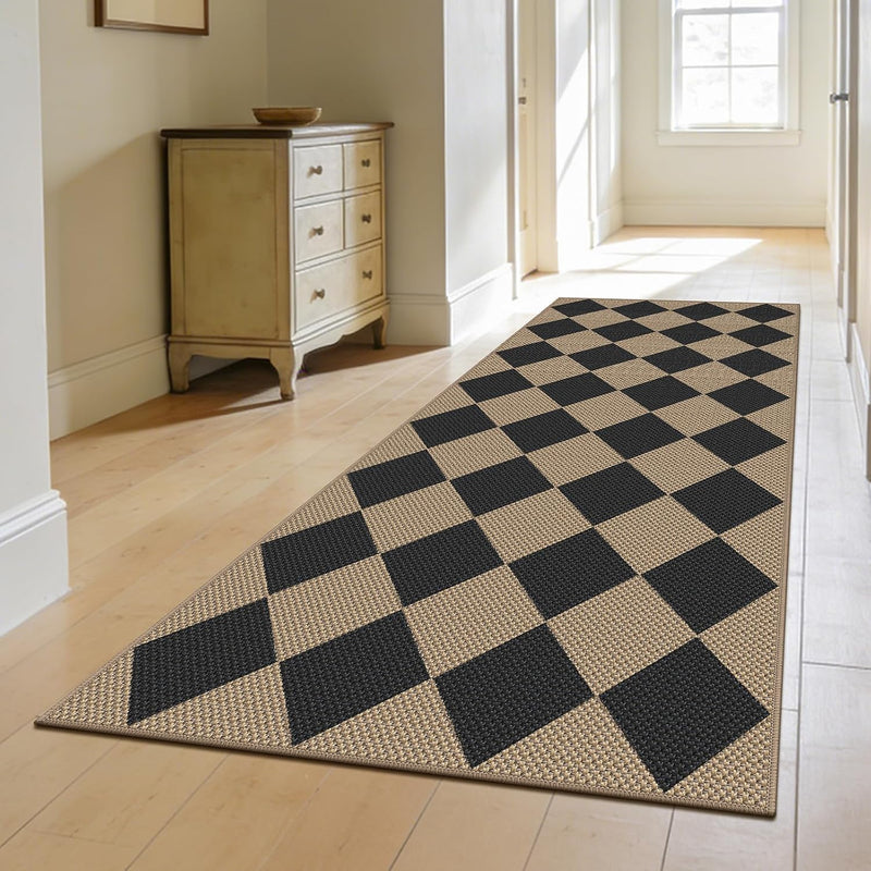 Runner Rug for Entryway Non-Slip Hallway Carpet