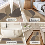 Runner Rug for Entryway Non-Slip Hallway Carpet