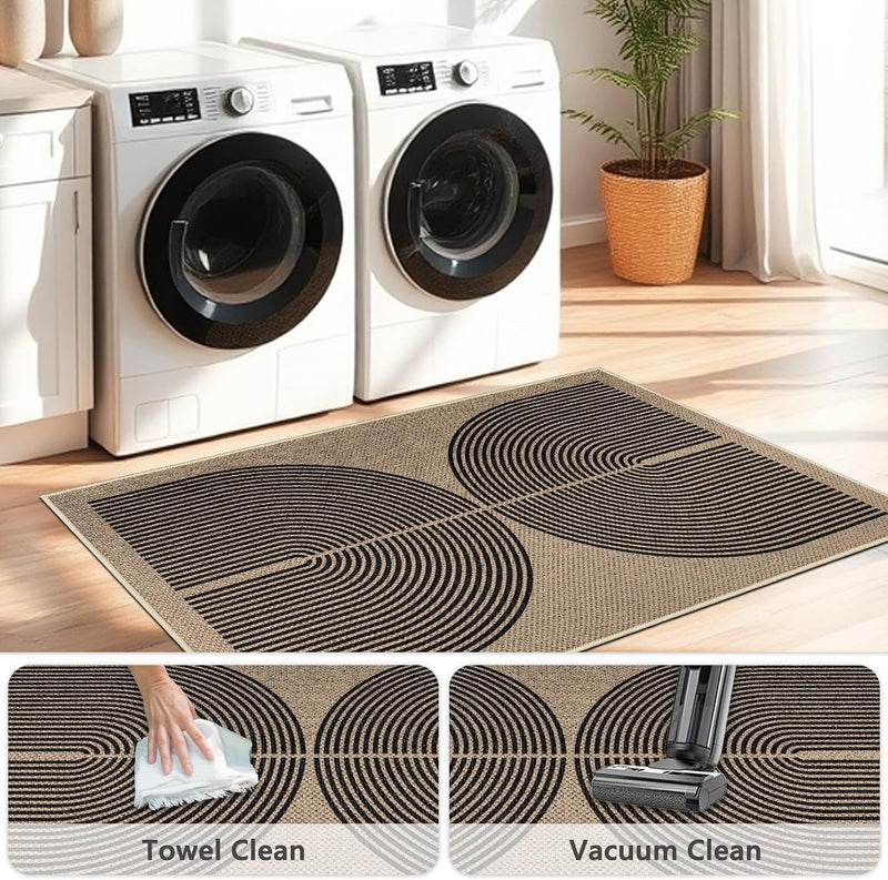 Runner Rug for Entryway Non-Slip Hallway Carpet