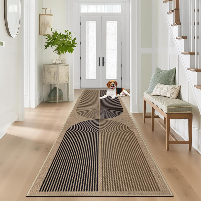 Runner Rug for Entryway Non-Slip Hallway Carpet