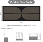 Runner Rug for Entryway Non-Slip Hallway Carpet