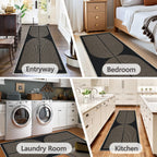 Runner Rug for Entryway Non-Slip Hallway Carpet