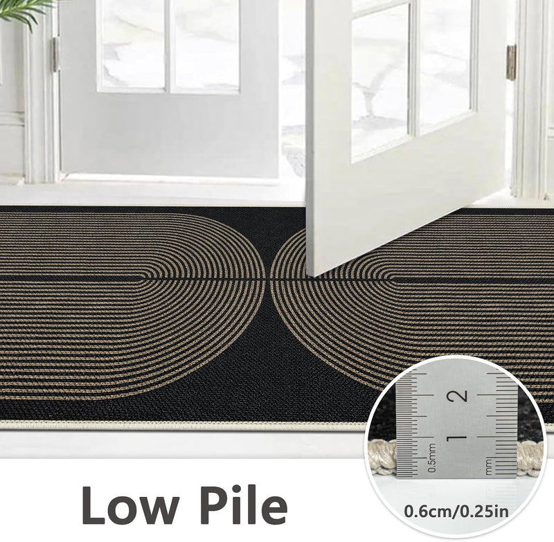 Runner Rug for Entryway Non-Slip Hallway Carpet