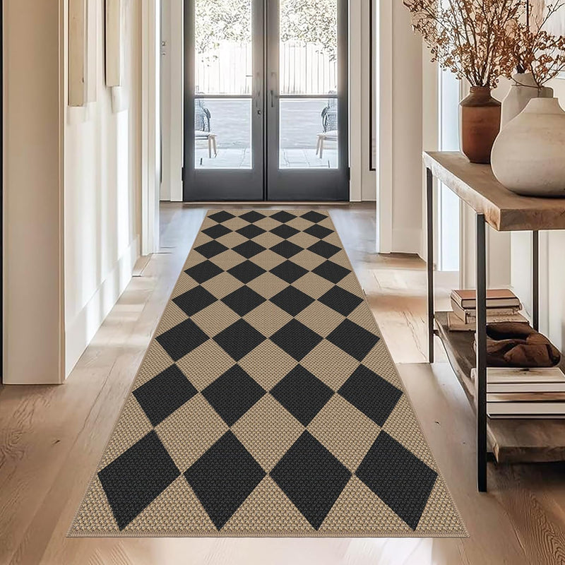 Runner Rug for Entryway Non-Slip Hallway Carpet