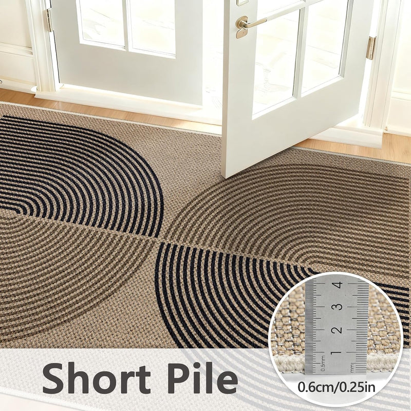 Runner Rug for Entryway Non-Slip Hallway Carpet