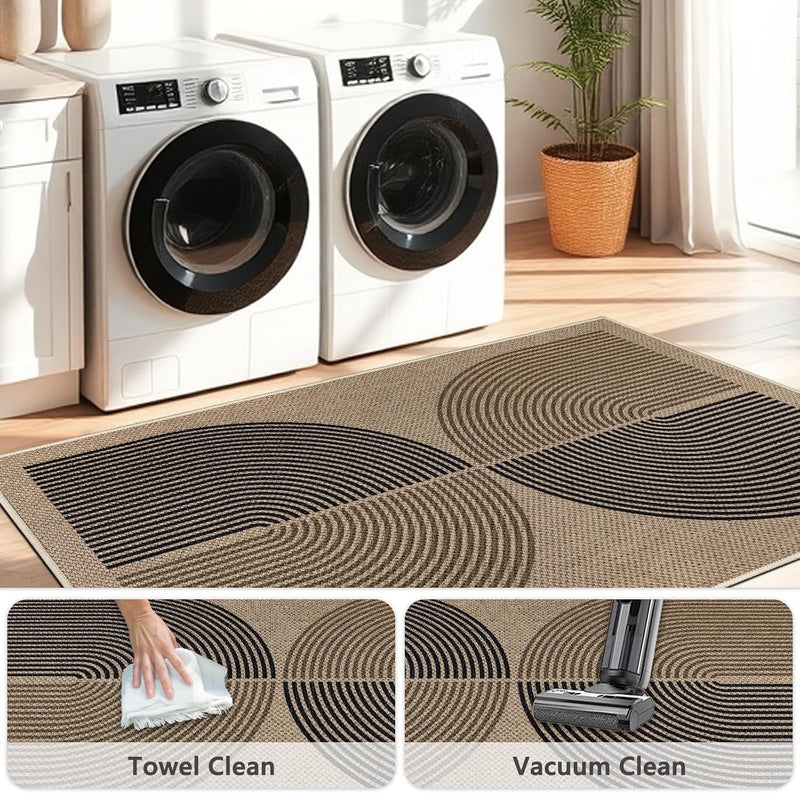 Runner Rug for Entryway Non-Slip Hallway Carpet