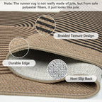 Runner Rug for Entryway Non-Slip Hallway Carpet