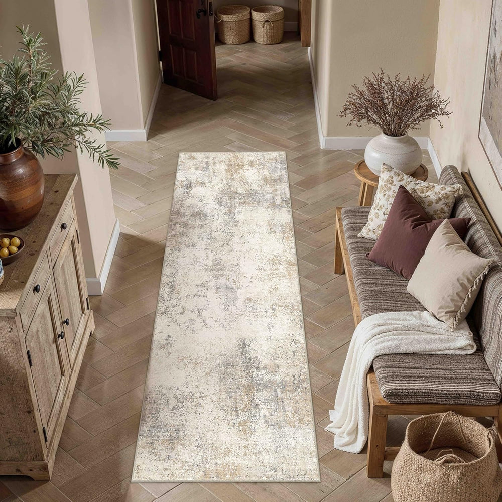 Runner Rugs for Hallway Abstract Washable Kitchen Entryway