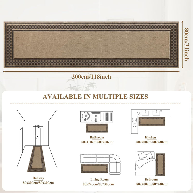Runner Rugs for Hallway Non Slip Kitchen