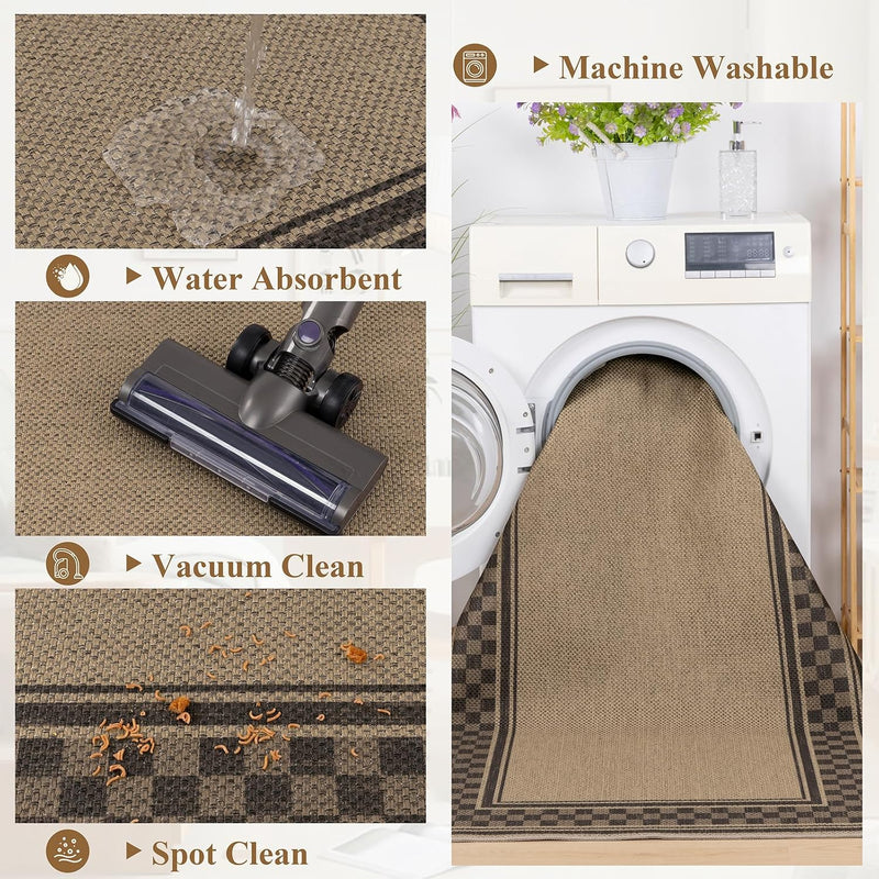 Runner Rugs for Hallway Non Slip Kitchen