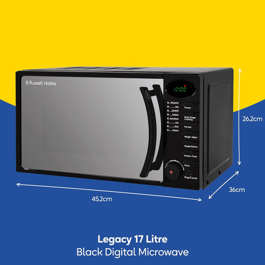 17 Litre 700W Digital Solo Microwave