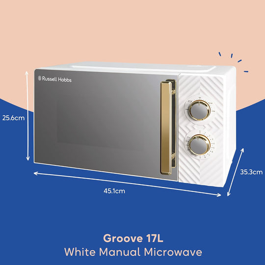 17 Litre 700W Solo Manual Microwave with Groove