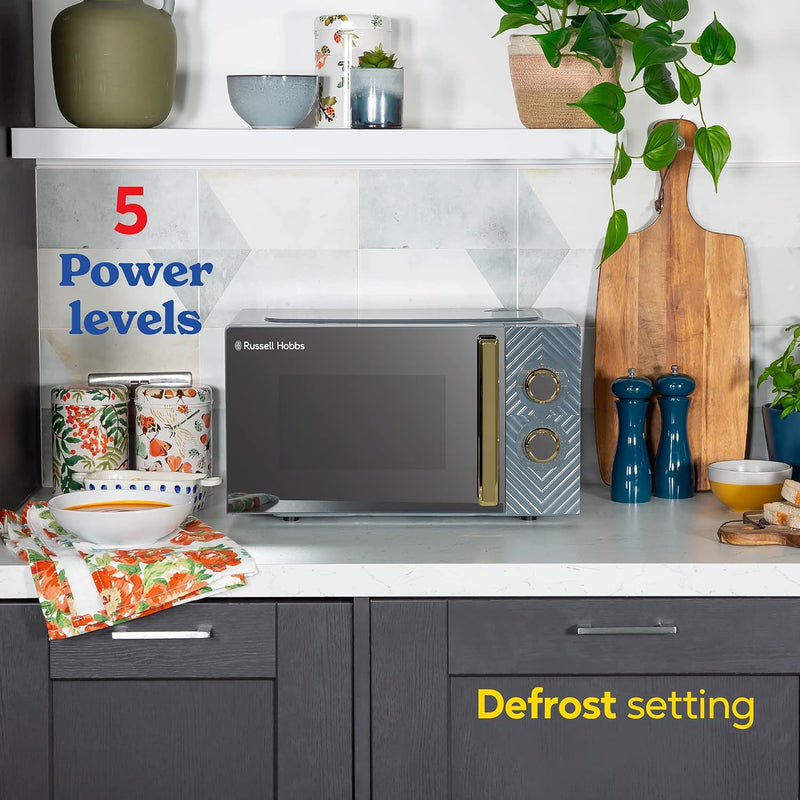 17 Litre 700W Solo Manual Microwave with Groove