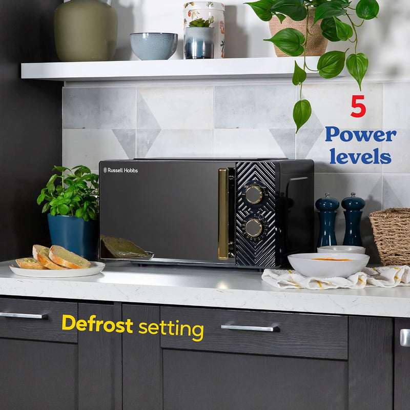 17 Litre 700W Solo Manual Microwave with Groove
