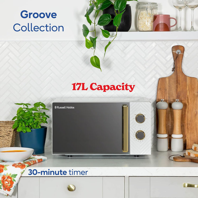 17 Litre 700W Solo Manual Microwave with Groove
