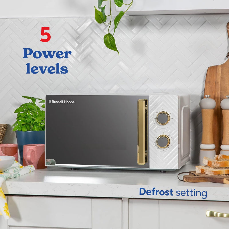 17 Litre 700W Solo Manual Microwave with Groove