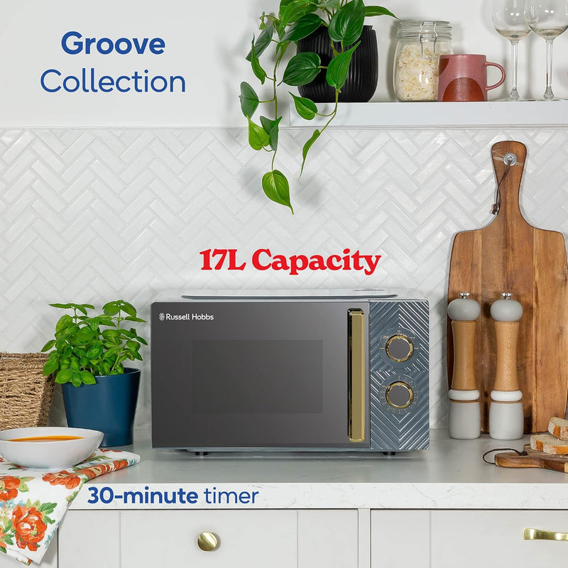 17 Litre 700W Solo Manual Microwave with Groove
