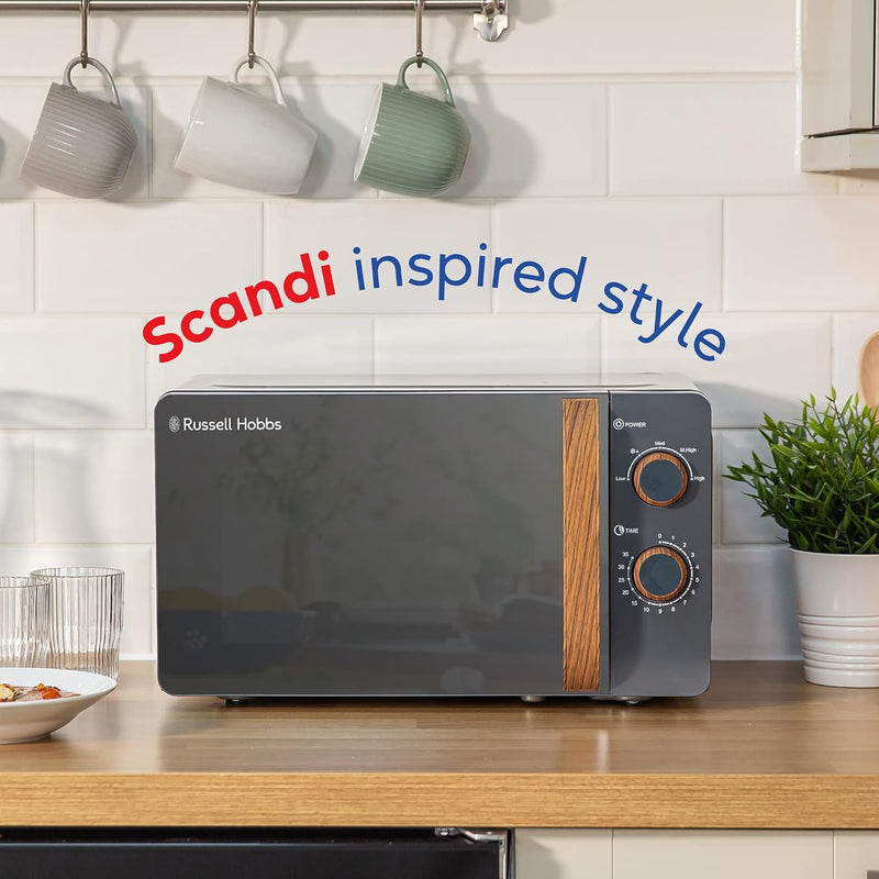 17L 700W Scandi Compact Manual Microwave