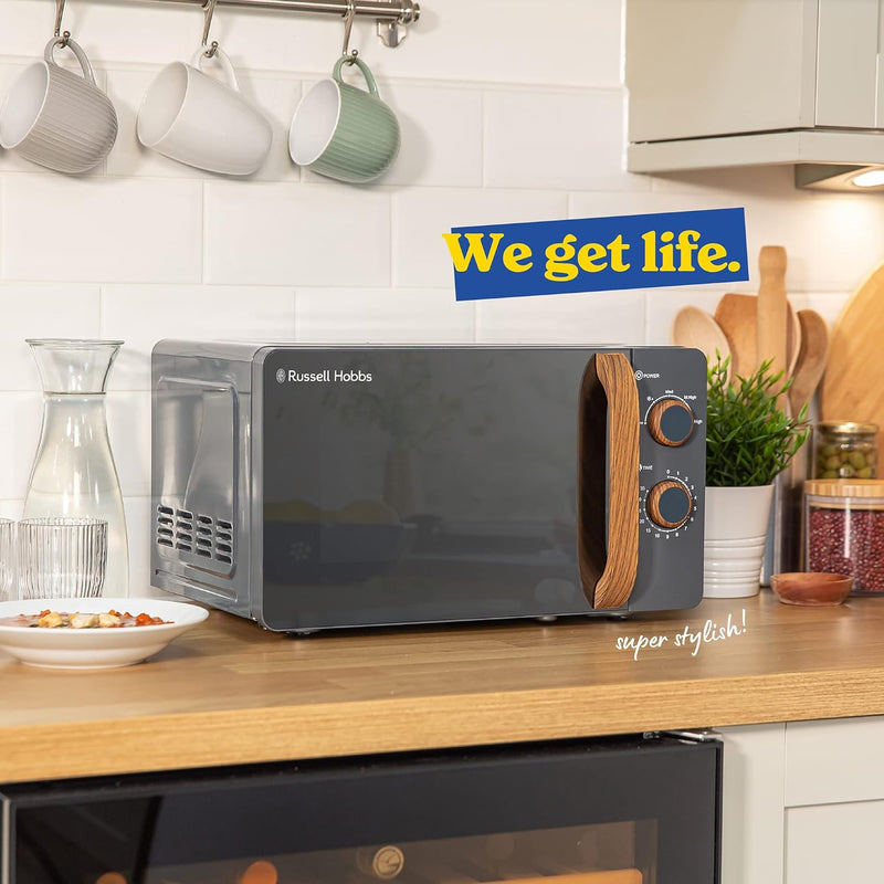 17L 700W Scandi Compact Manual Microwave