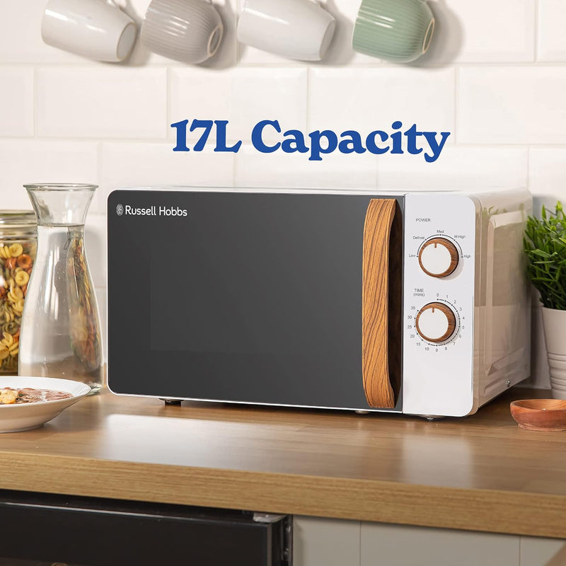 17L 700W Scandi Compact Manual Microwave