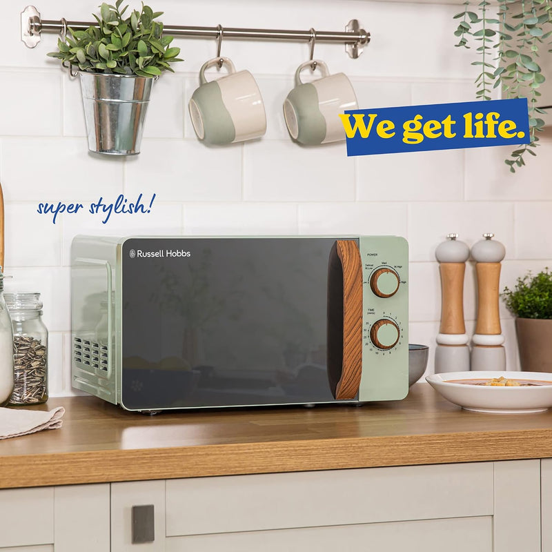 17L 700W Scandi Compact Manual Microwave