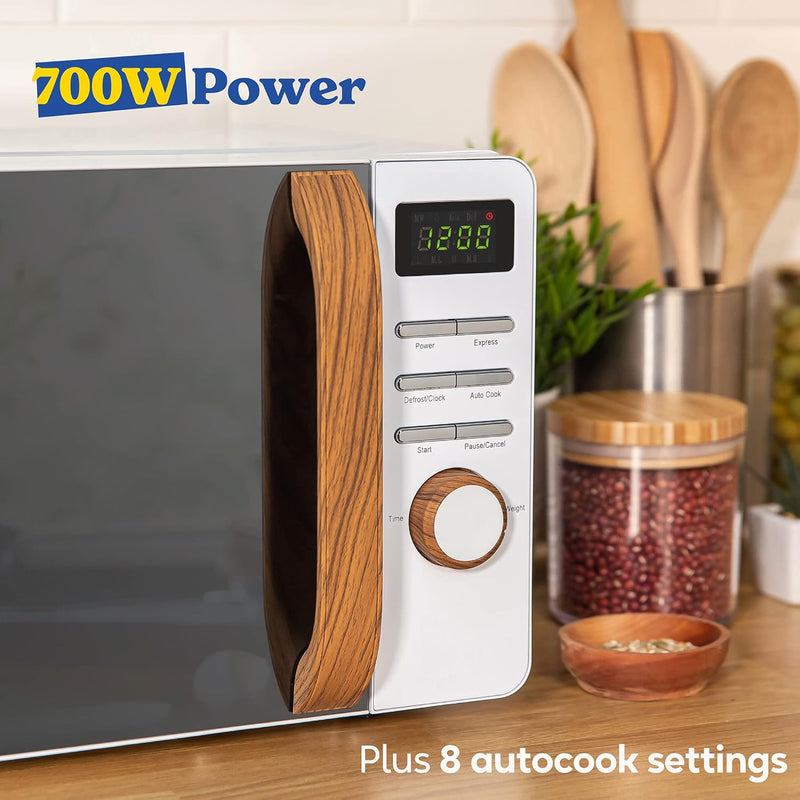 17L 700W Scandi Compact Manual Microwave