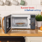 17L 700W Scandi Compact Manual Microwave