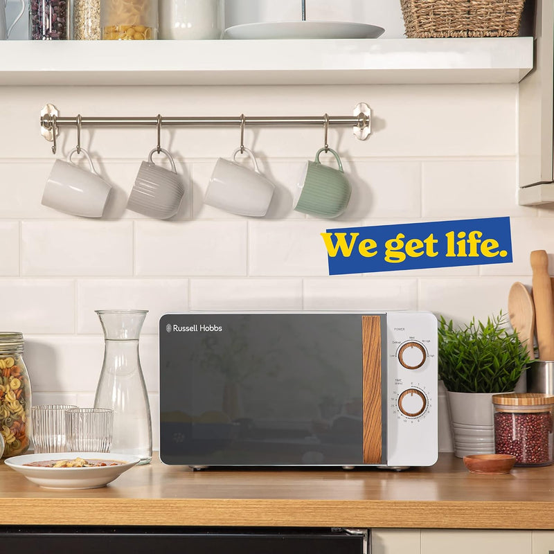 17L 700W Scandi Compact Manual Microwave