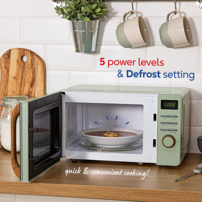 17L 700W Scandi Compact Manual Microwave