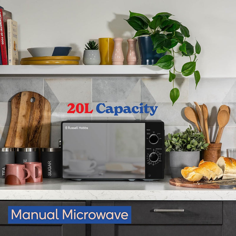 20 Litre 800W Solo Manual Microwave 5 Power