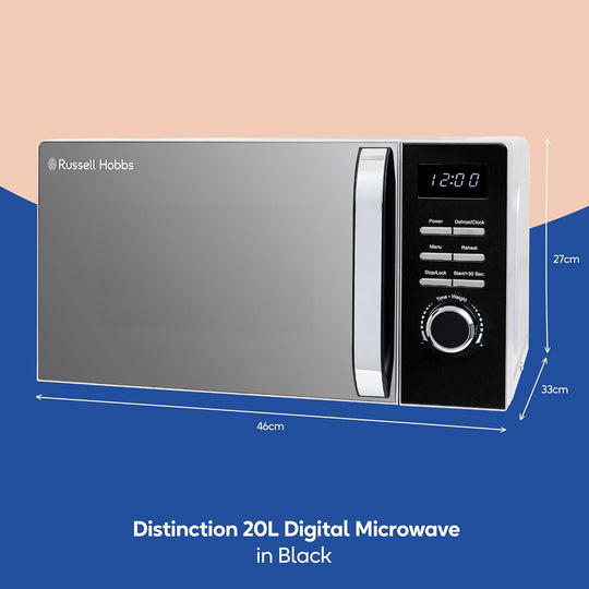 Digital Microwave 20 Litre 800W Solo with 5