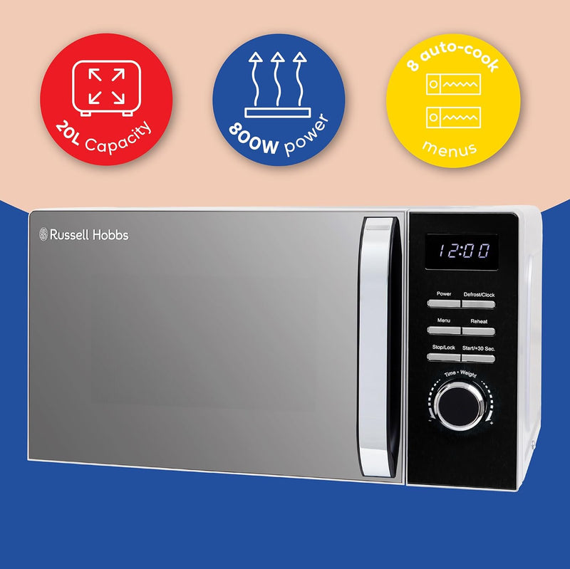 Digital Microwave 20 Litre 800W Solo with 5