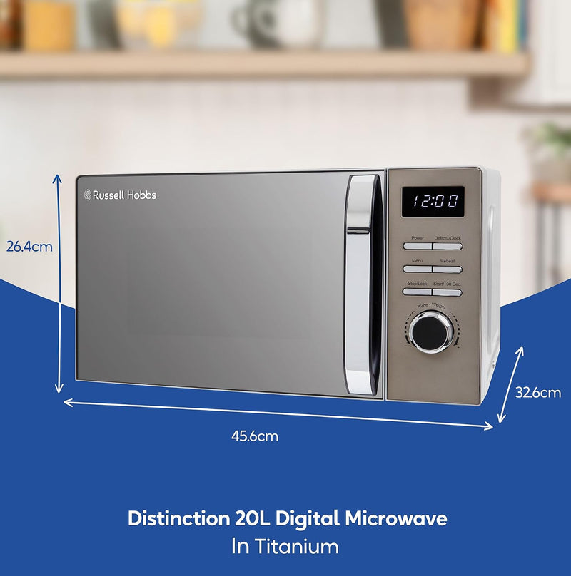Digital Microwave 20 Litre 800W Solo with 5