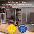 Digital Microwave 20 Litre 800W Solo with 5