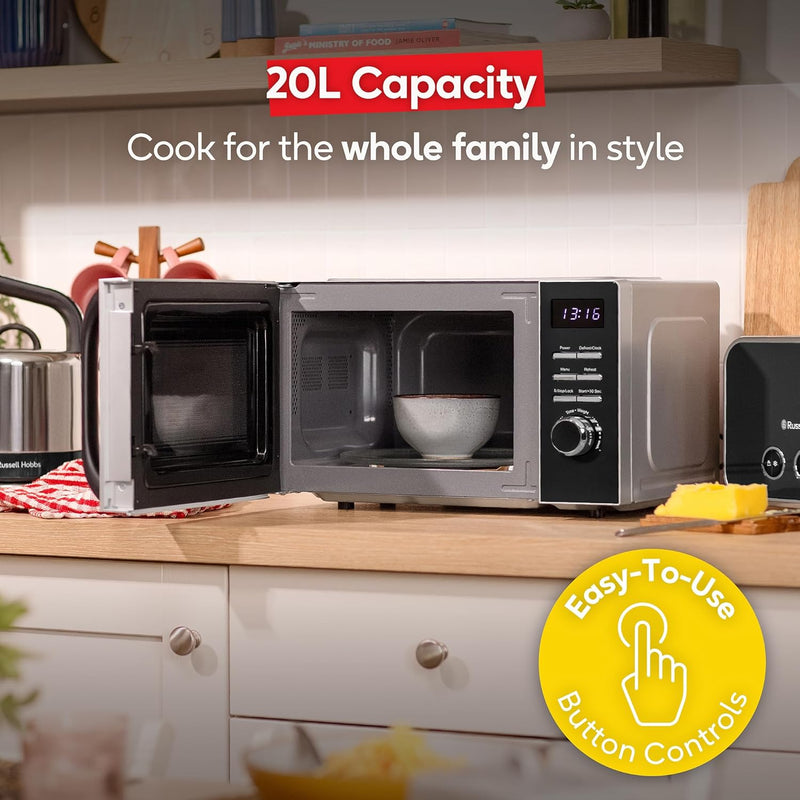 Digital Microwave 20 Litre 800W Solo with 5