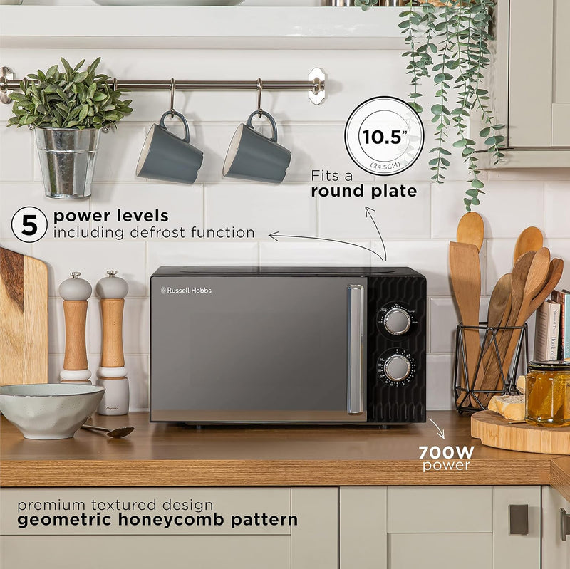 17 Litre 700W Solo Manual Microwave with 5