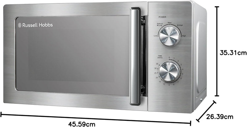 Stainless Steel Microwave 20 Litre 800W Solo Manual