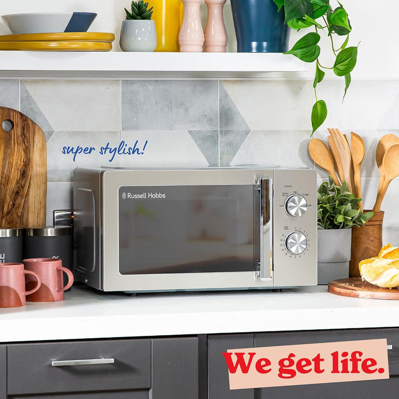 Stainless Steel Microwave 20 Litre 800W Solo Manual