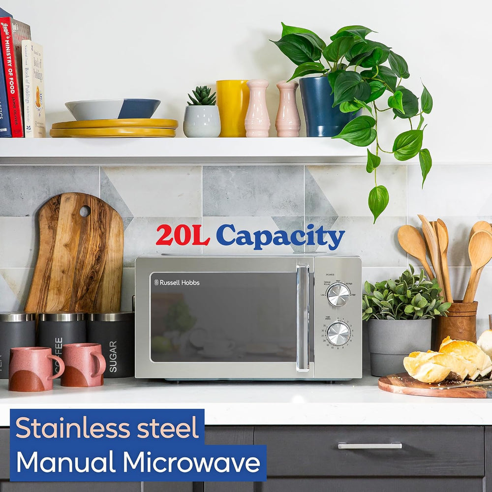 Stainless Steel Microwave 20 Litre 800W Solo Manual