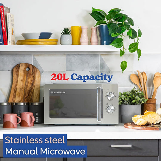 Stainless Steel Microwave 20 Litre 800W Solo Manual