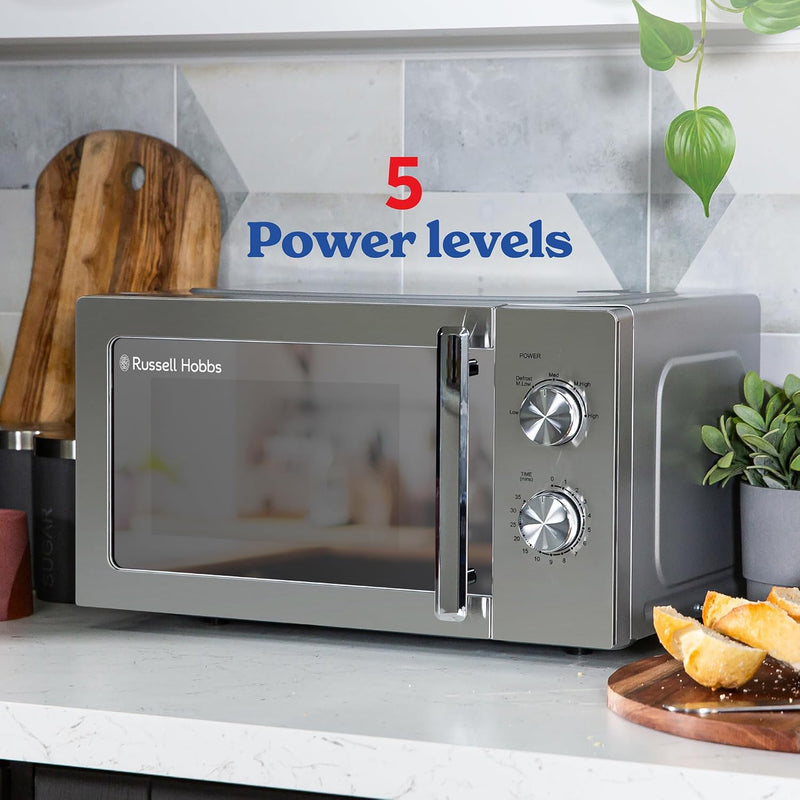 Stainless Steel Microwave 20 Litre 800W Solo Manual