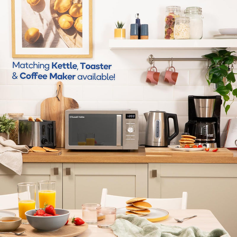 Stainless Steel Microwave 20 Litre 800W Solo Manual