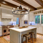 Rustic Chandelier 12-Light Wagon Wheel Chandeliers Ceiling