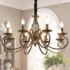 Rustic Chandeliers French Country Vintage Chandelier Metal